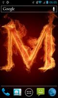 Fiery letter M Screenshot 1