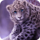 Snow leopard live wallpaper icon