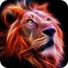 Sparkling lion live wallpaper icône