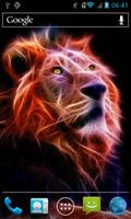 Sparkling lion live wallpaper Affiche