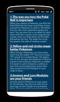 Tips to Play PokemonGo Game capture d'écran 1