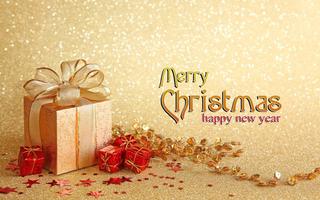 Christmas And New Year 2018 Greetings plakat