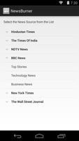NewsBurner স্ক্রিনশট 1