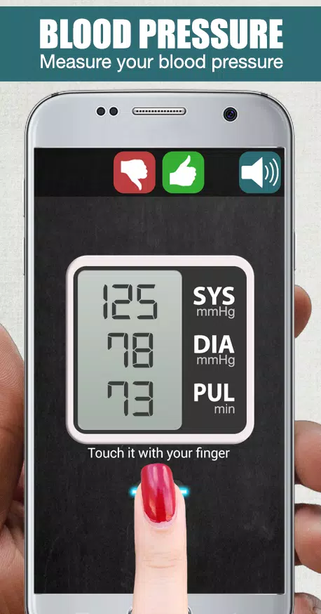 Blutdruck Fingerabdruck Scanner APK für Android herunterladen
