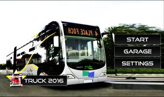 Autocarro simulação 2016 Cartaz