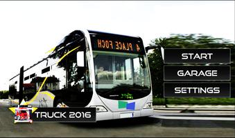 Autobus simulation 2,016 Affiche