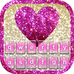 Glitter Heart Keyboard Theme