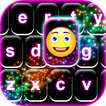 Leuchtende Tastatur mit Emojis