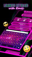 برنامه‌نما Luminous Keyboard with Emoji عکس از صفحه