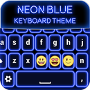 Neon Blue Keyboard Theme APK