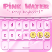 Soft Pink Water Drop Keyboard Changer