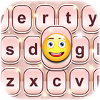 Teclado Rosa con Emoticones icono