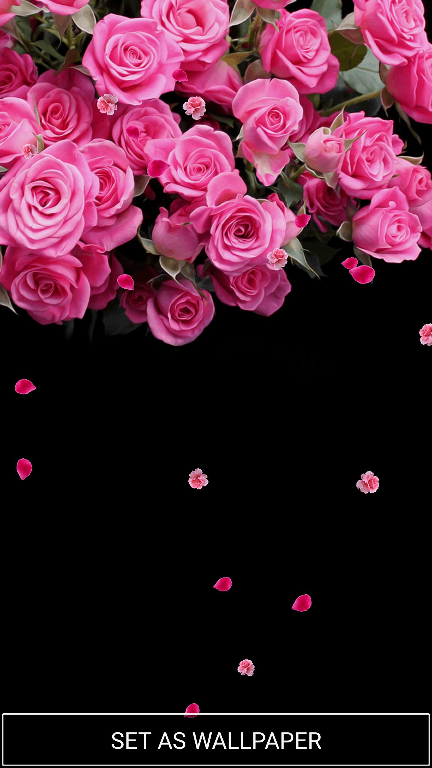 Android 用の ピンクのバラ ライブ壁紙 Apk をダウンロード