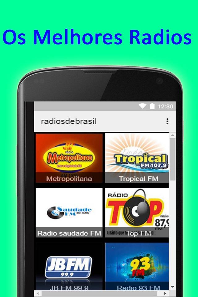 Brasil Radio Estaciones AM y FM Radios de Brasil APK voor Android Download