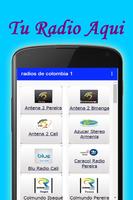 Radios De Colombia Gratis App  постер