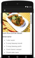 Resep Masakan Makanan Manado capture d'écran 3