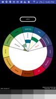 Painter's Color Wheel Affiche