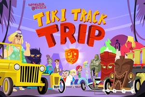 Monster Beach Tiki Track Trip plakat