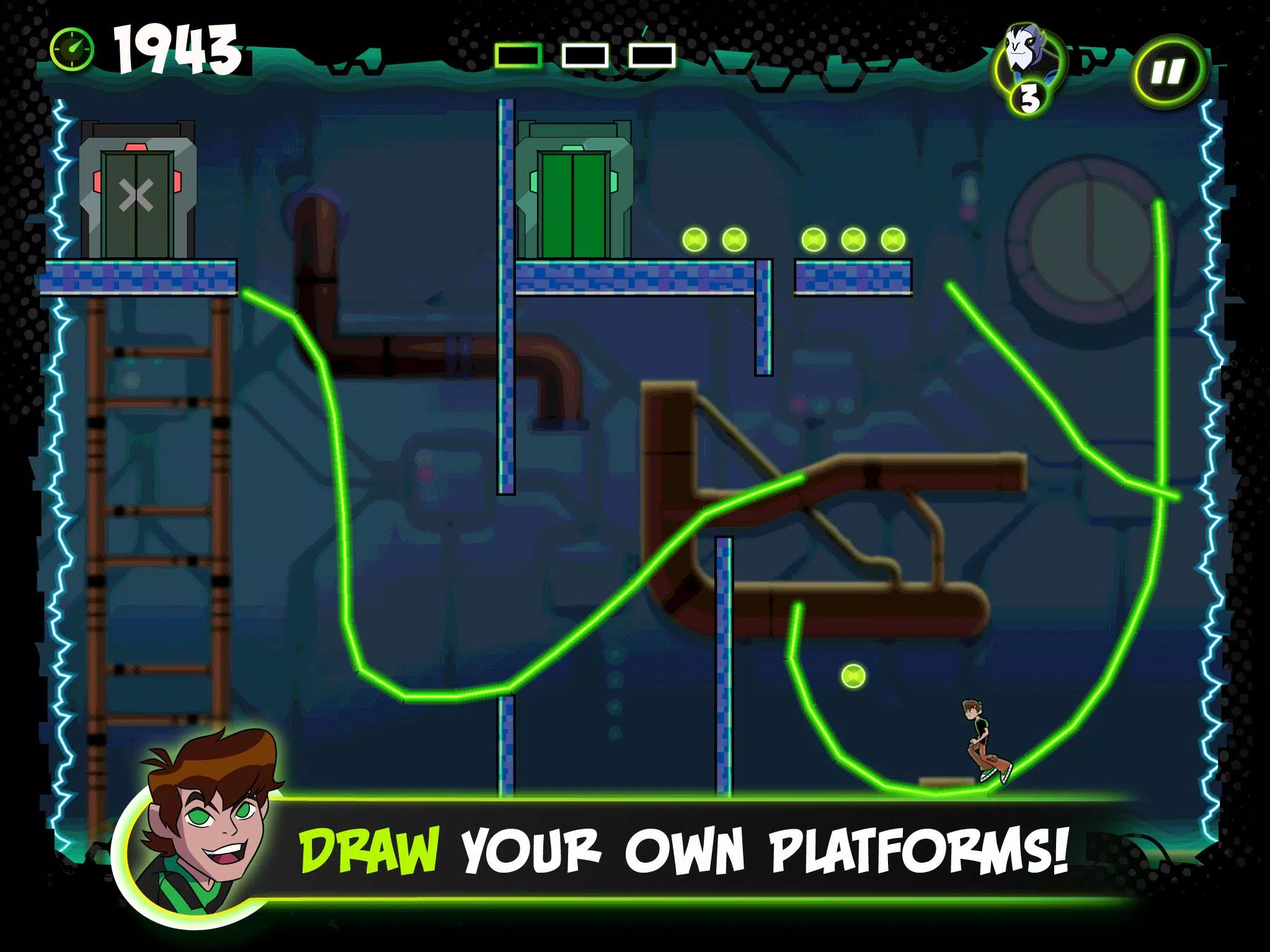 Ben 10 Cavern Run - Playerthree