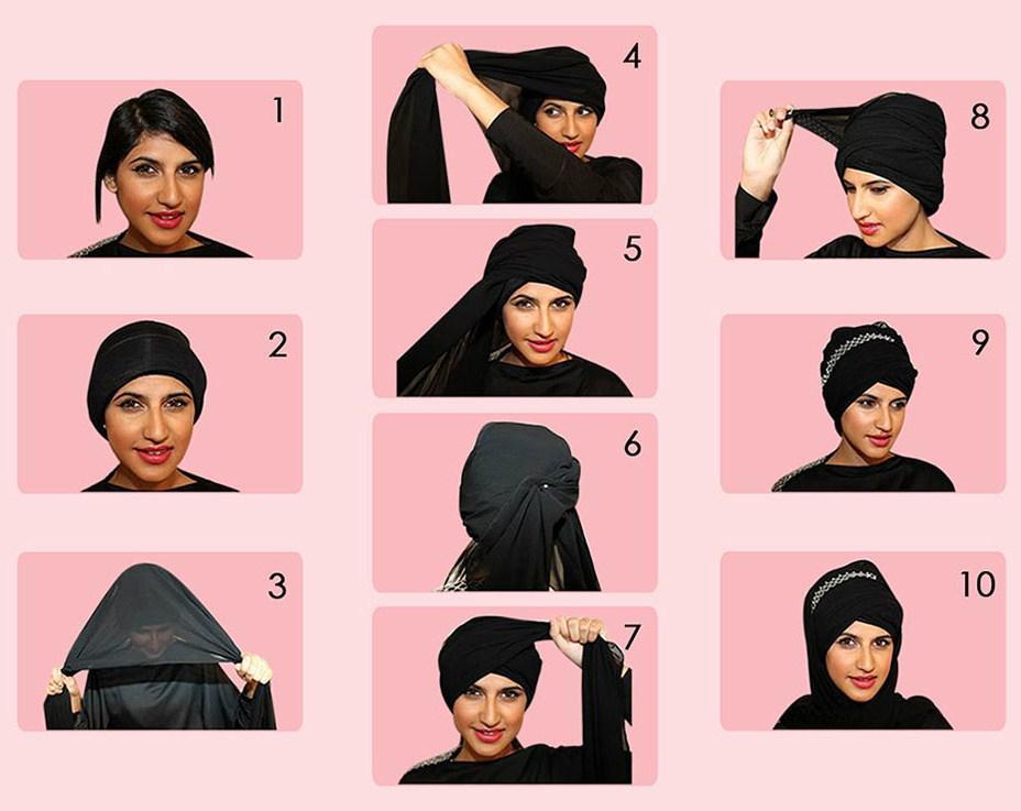 Hijab-tutorials van de tulband for Android APK Download