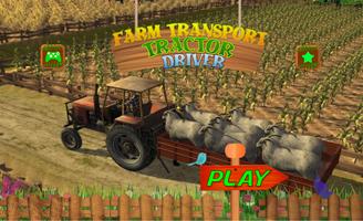 Tracteur agricole entraînement Affiche