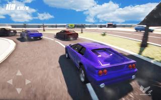 Fast Car : Speed Racing Highway Drift Driving Game capture d'écran 1
