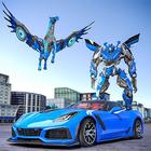 US Police Transform Unicorn Robot Car Flying Horse Zeichen