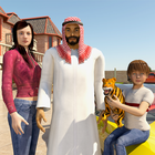 Virtual Happy Family: multimillonario vida Simulad icono