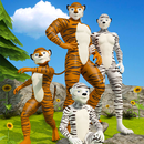 虛擬老虎快樂家庭遊戲：爸爸媽媽模擬器 APK
