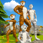 Virtual Tiger Happy Family Game: Mom Dad Simulator icon