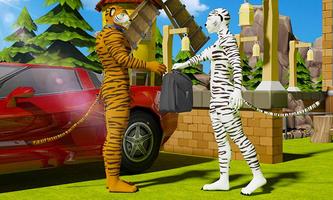 Virtual Tiger Happy Family Game: Mom Dad Simulator capture d'écran 2