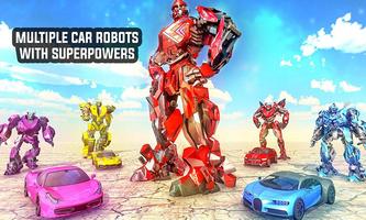 Super Robot Transforming: Robot Car Transform Game پوسٹر