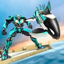 Robot Shark Transformación - Transformación robot APK