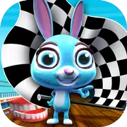 ウサギ レースゲーム - 動物 ゲーム