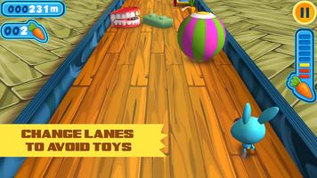 Turbo Fast Bunny Fun Run Game screenshot 1