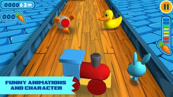 Turbo Fast Bunny Fun Run Game 스크린샷 3