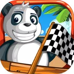 Turbo Toy Car-Panda Beach Race APK download