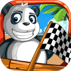 Turbo Toy Car-Panda Beach Race icône