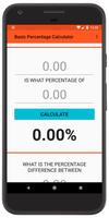 Basic Percentage Calculator ภาพหน้าจอ 1