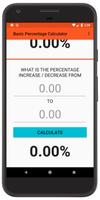 Basic Percentage Calculator capture d'écran 2