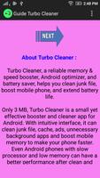 Guide Turbo Cleaner 海报