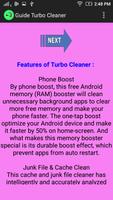 Guide Turbo Cleaner تصوير الشاشة 1