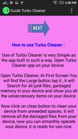 Guide Turbo Cleaner স্ক্রিনশট 2