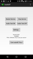 AudioBT: BT audio GPS/SMS/Text Cartaz