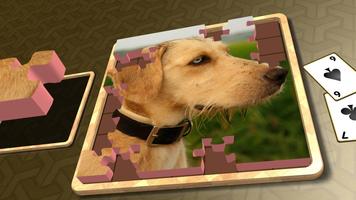 Jigsaw Solitaire - Dogs capture d'écran 2
