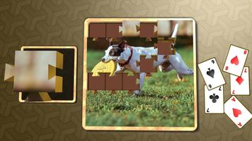 Jigsaw Solitaire - Dogs capture d'écran 1
