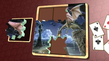 Jigsaw Solitaire - Dragons Affiche