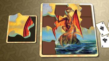 Jigsaw Solitaire - Dragons capture d'écran 1