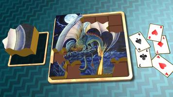 Jigsaw Solitaire - Dragons capture d'écran 2