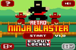 Retro Ninja Blaster Affiche